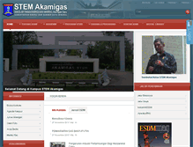 Tablet Screenshot of akamigas.ac.id